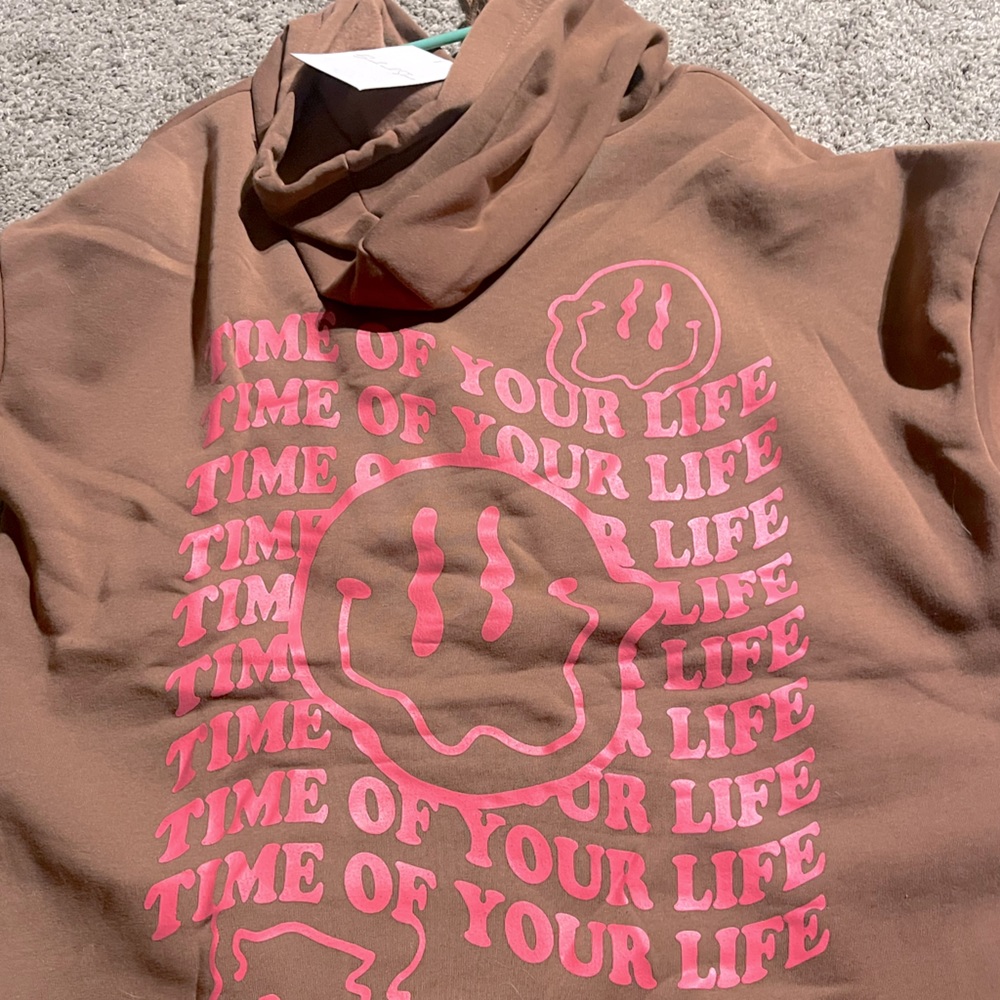 Brown hoodie